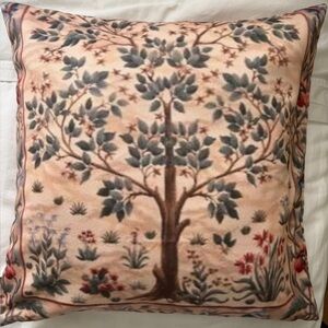 William Morris Tree Of Life 20” X 20” Washable Decorative Throw Pillow